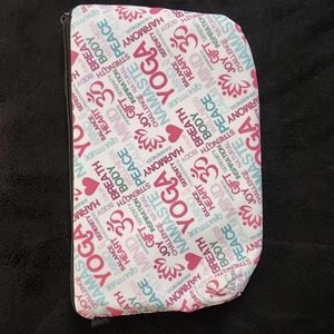 NEW- Cosmetic Bag, Storage Bag- YOGA